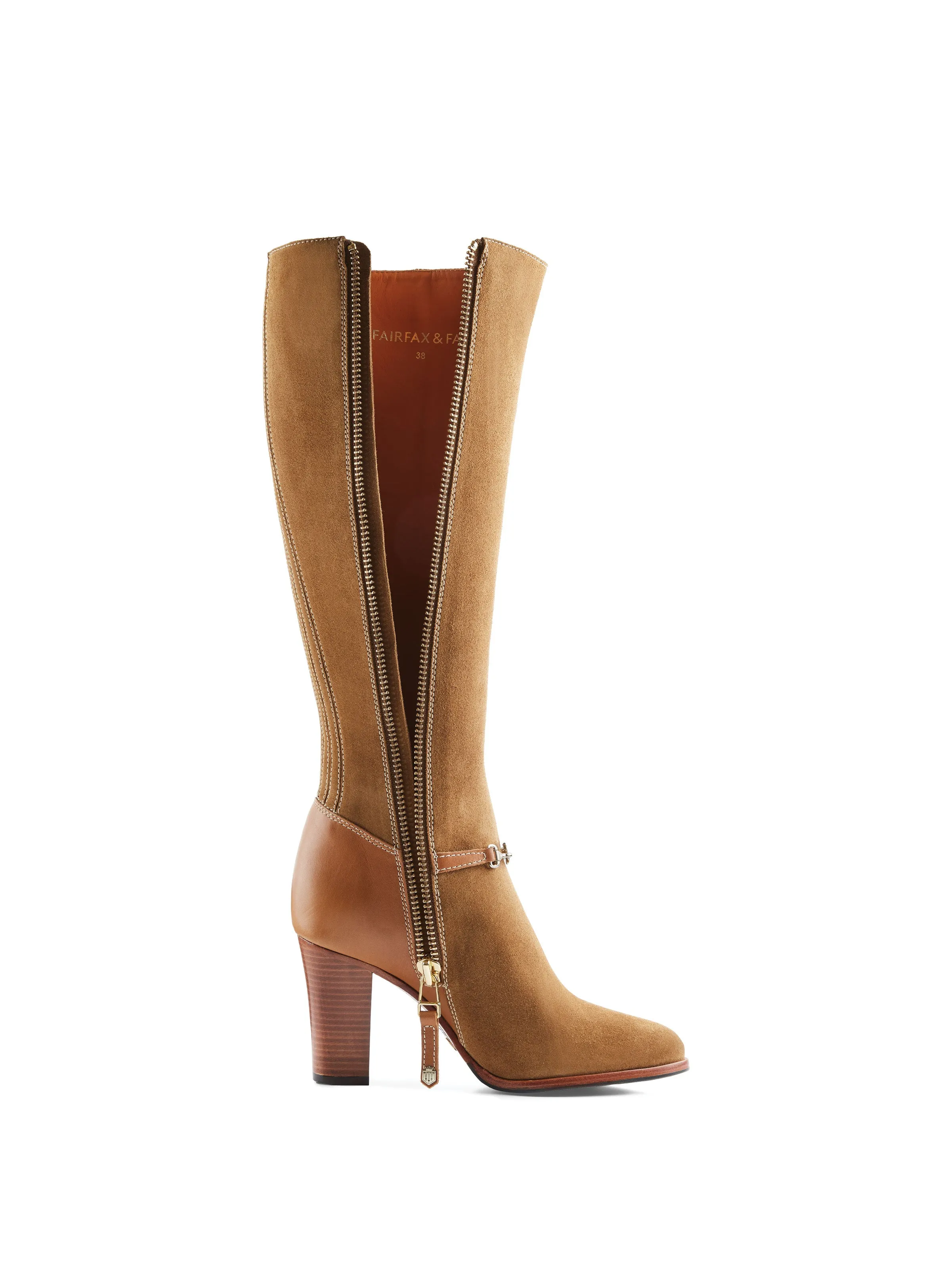 Heeled Octavia (Sporting Fit) - Tan Suede