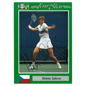 Helana Sukova Signed  Women`s Card