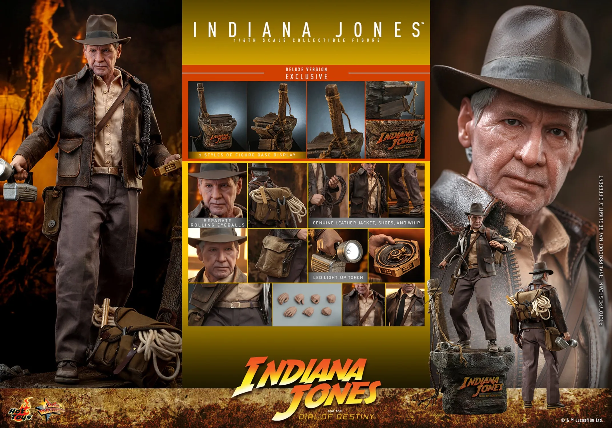 Hot Toys - Indiana Jones and The Dial of Destiny - Indiana Jones (Deluxe Version)