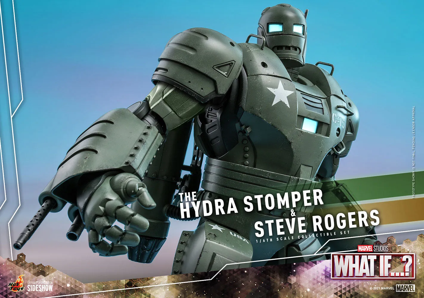 Hot Toys Sixth Scale Figure - Steve Rogers and the Hydro Stomper - Marvel What If...?