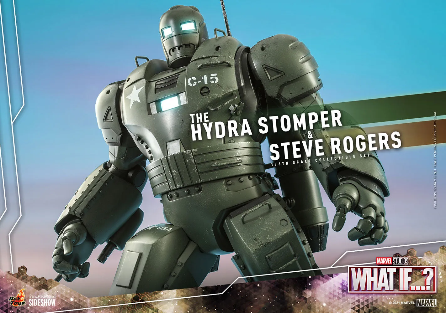 Hot Toys Sixth Scale Figure - Steve Rogers and the Hydro Stomper - Marvel What If...?