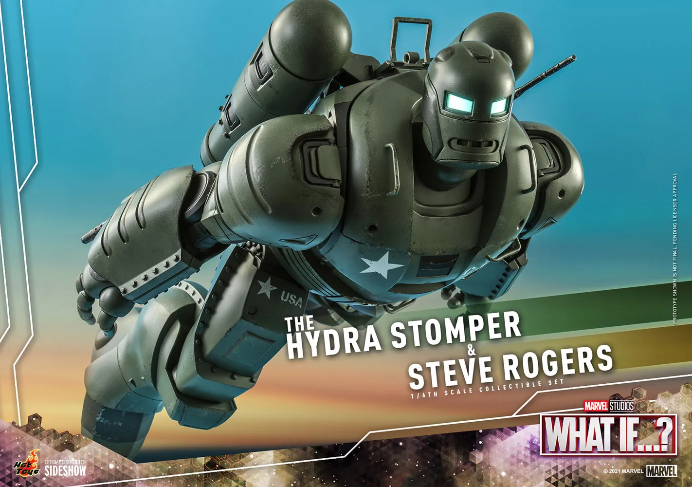 Hot Toys Sixth Scale Figure - Steve Rogers and the Hydro Stomper - Marvel What If...?