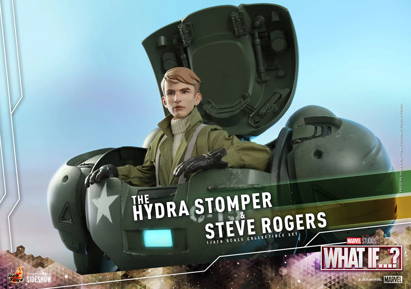 Hot Toys Sixth Scale Figure - Steve Rogers and the Hydro Stomper - Marvel What If...?