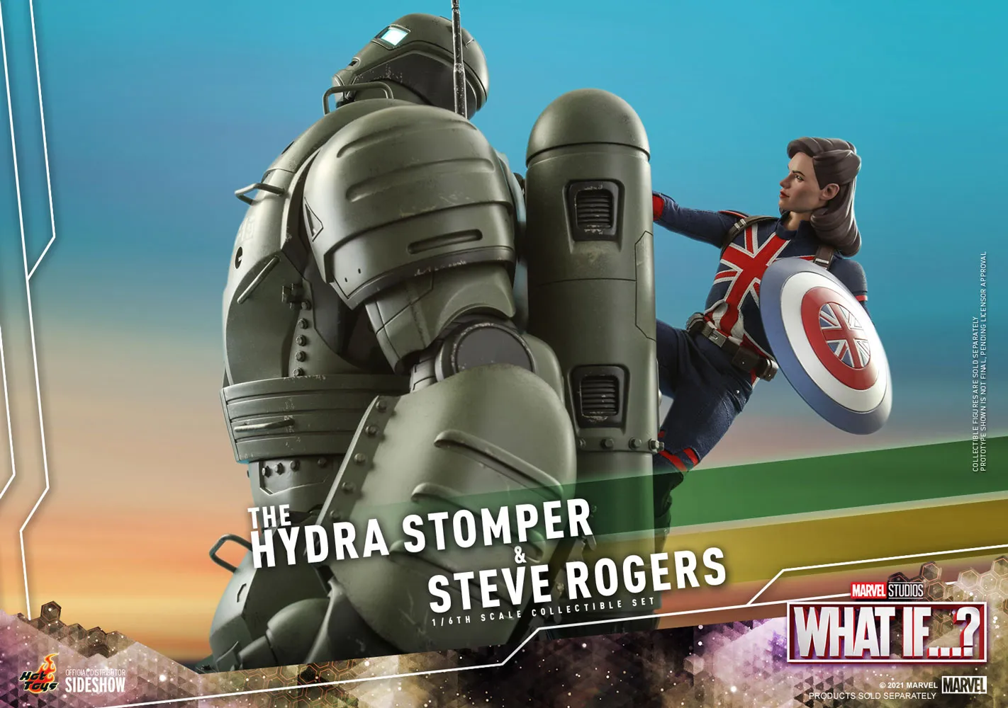 Hot Toys Sixth Scale Figure - Steve Rogers and the Hydro Stomper - Marvel What If...?