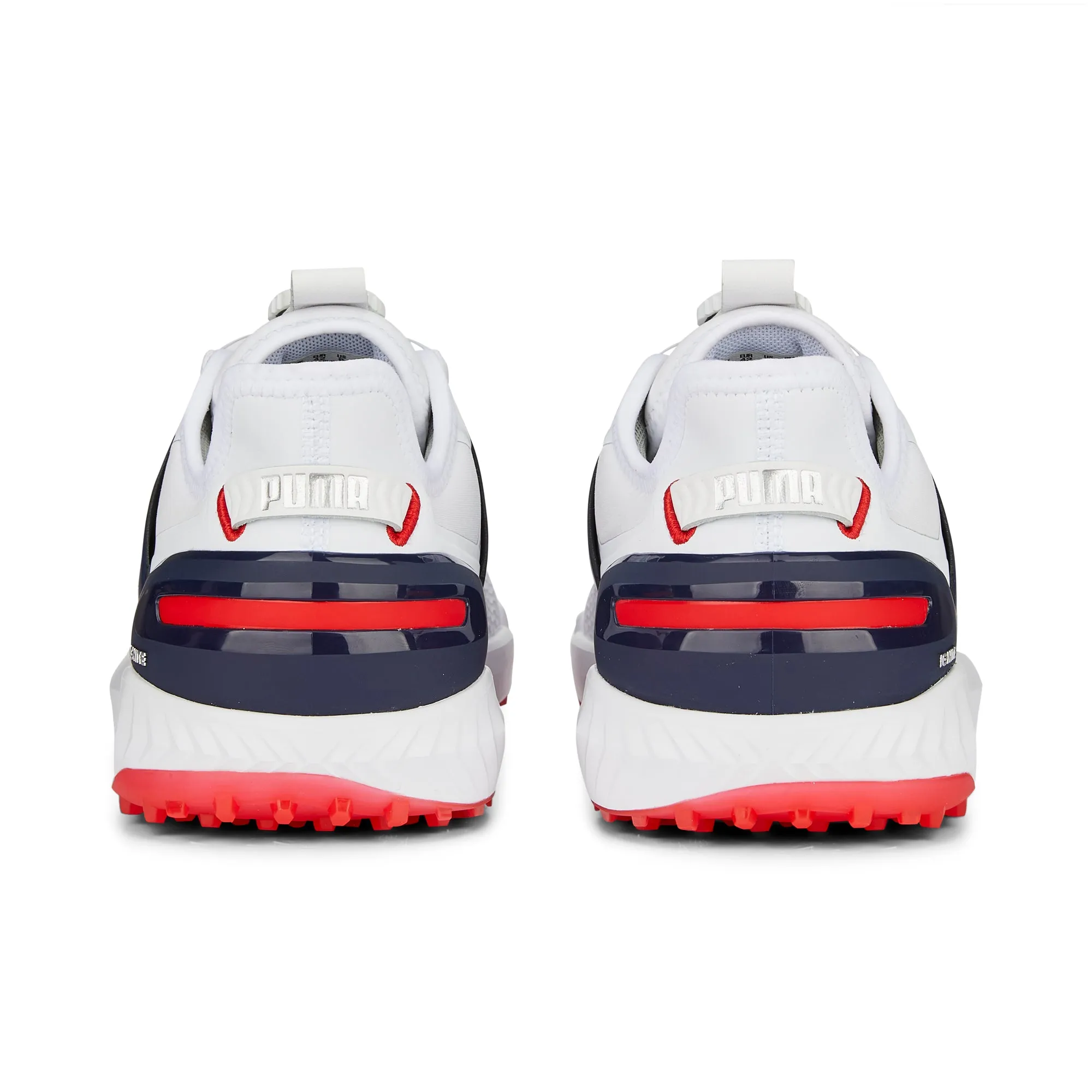 IGNITE ELEVATE DISC Spikeless Golf Shoes | Puma White / Puma Silver / Puma Navy