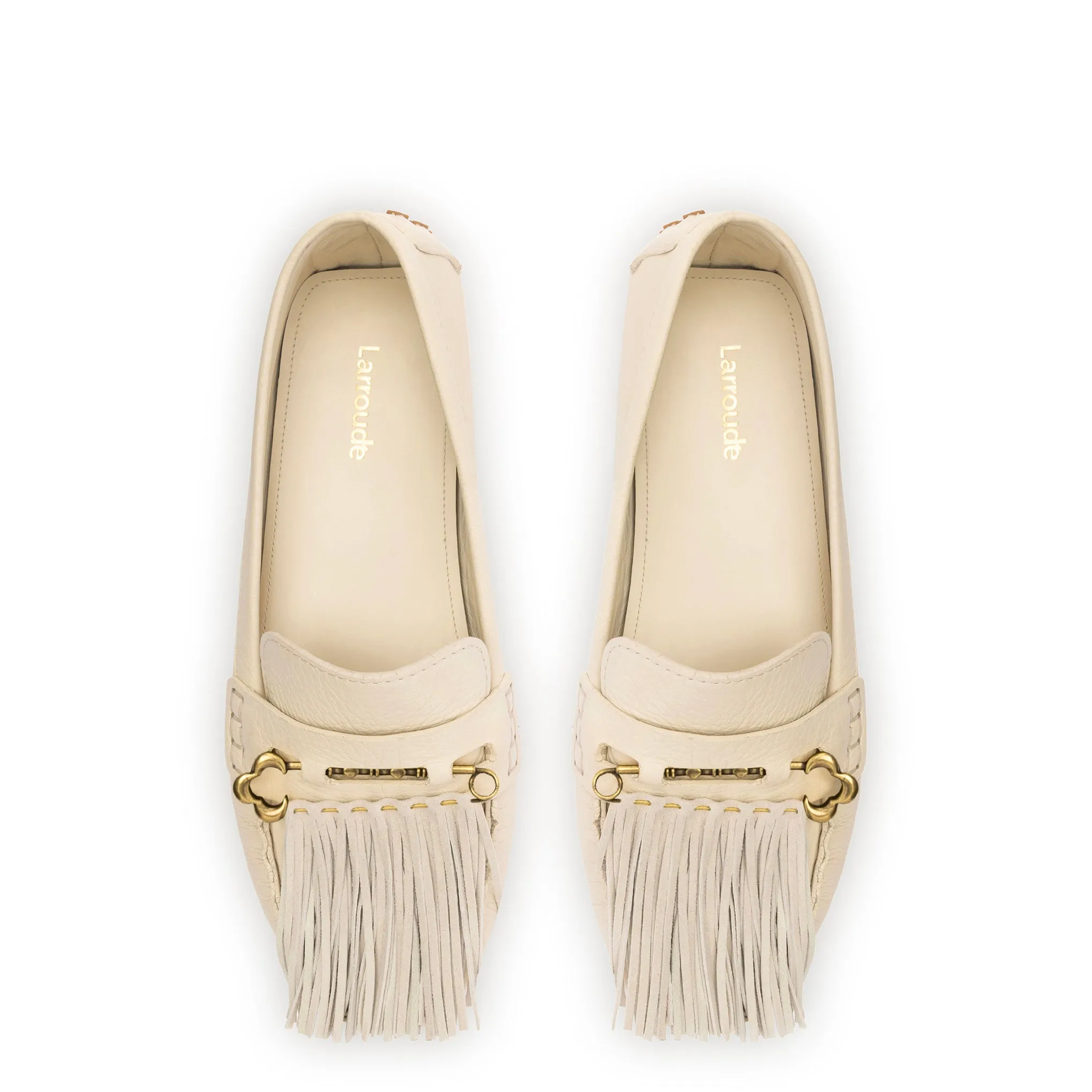 Joy Mocassin In Ivory Leather