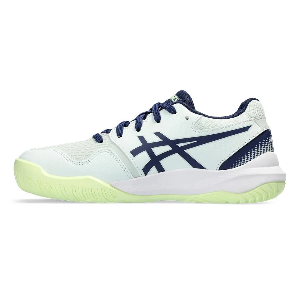 Juniors` Gel-Resolution 9 Tennis Shoes Pale Mint and Blue Expanse