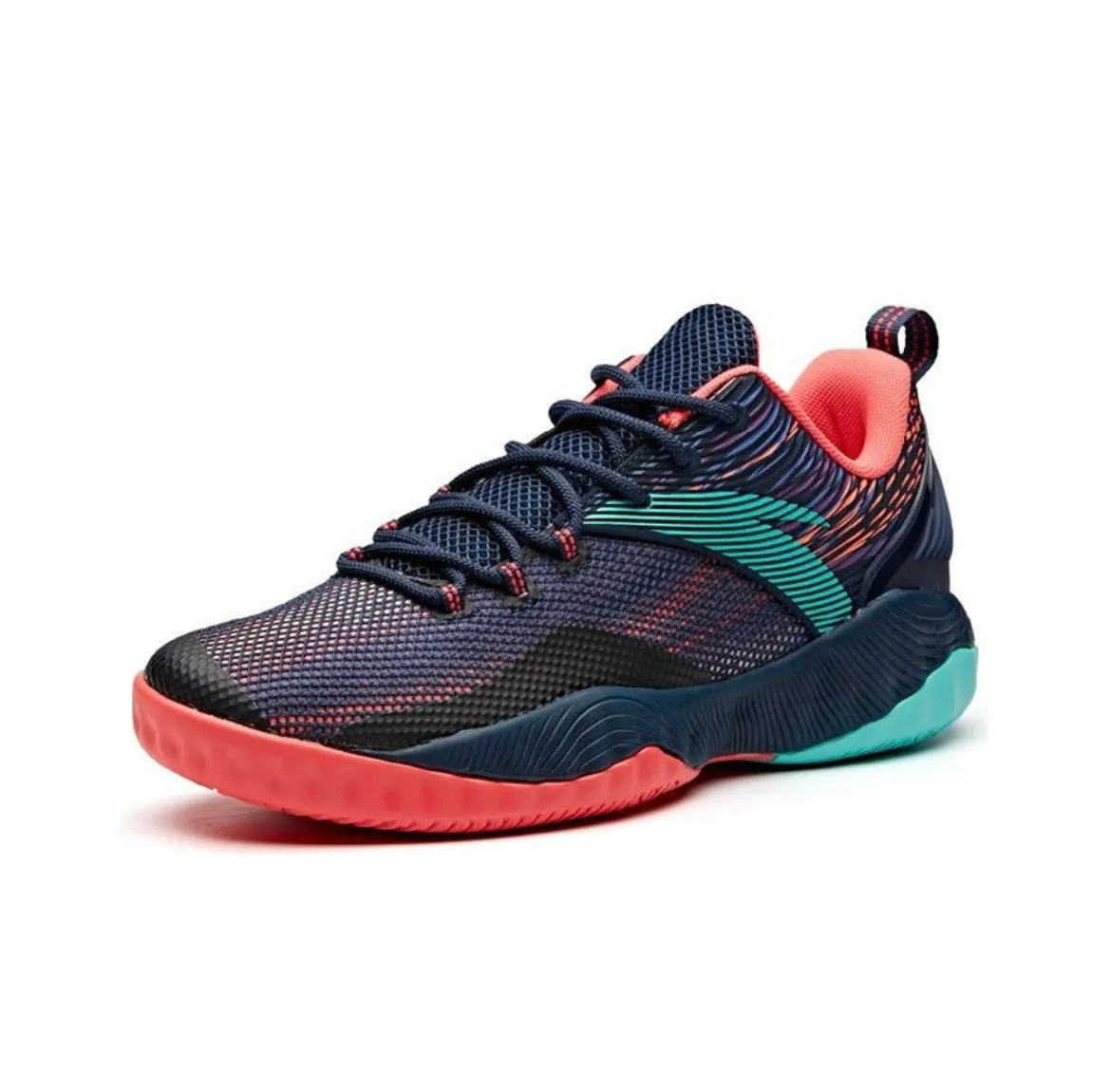 Klay Thompson x Anta Shock The Game 1.0 Basketball Shoes - Blue/Red