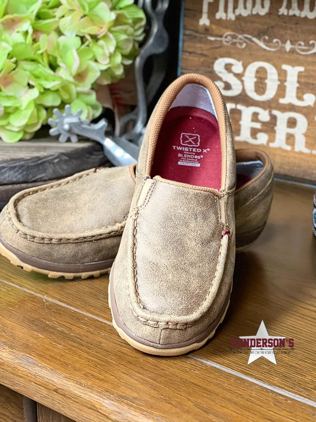 Ladies Twisted X Slip On Driving Moc