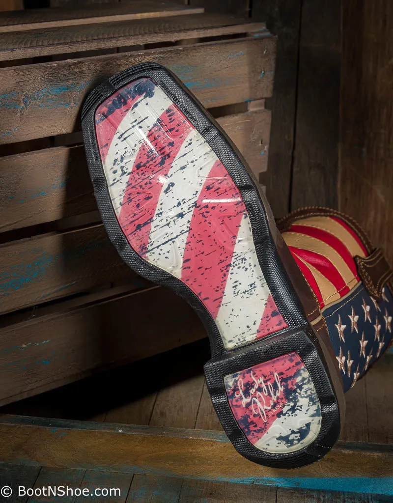 Lady Rebel Patriotic Western Pull-on Boot RD4414