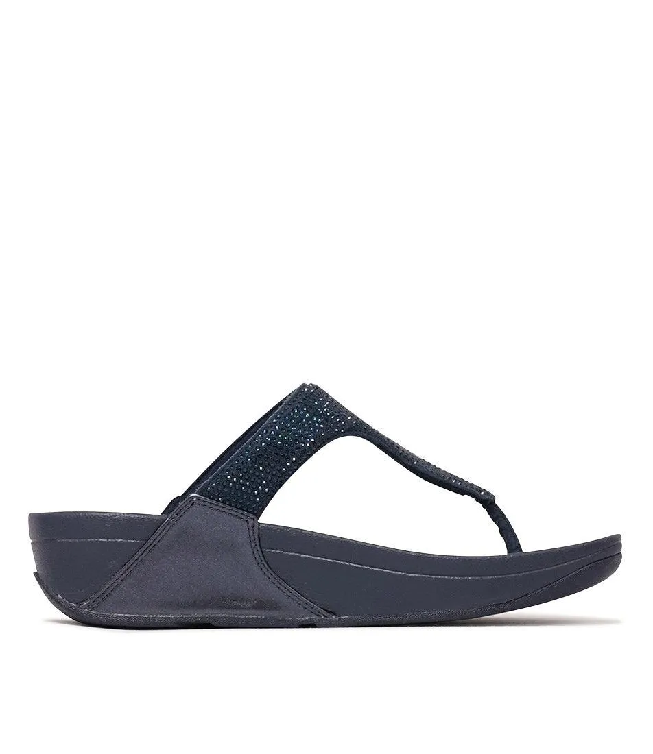 Lulu Crystal Midnight Navy Sandals