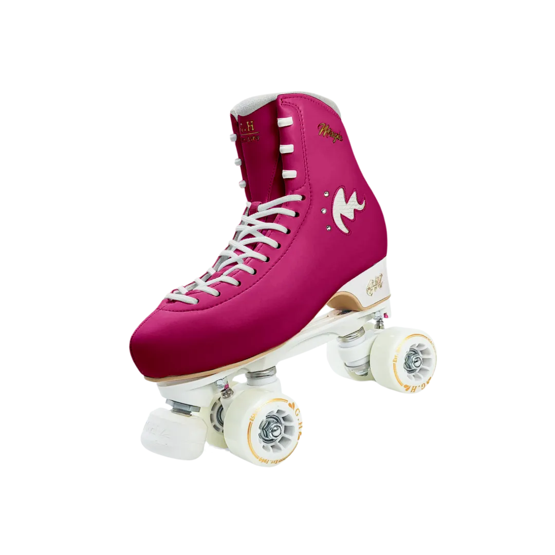 Magic Quad Roller Skates (vegan leather）