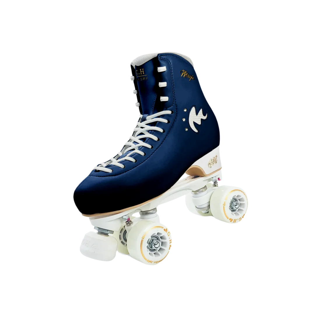 Magic Quad Roller Skates (vegan leather）