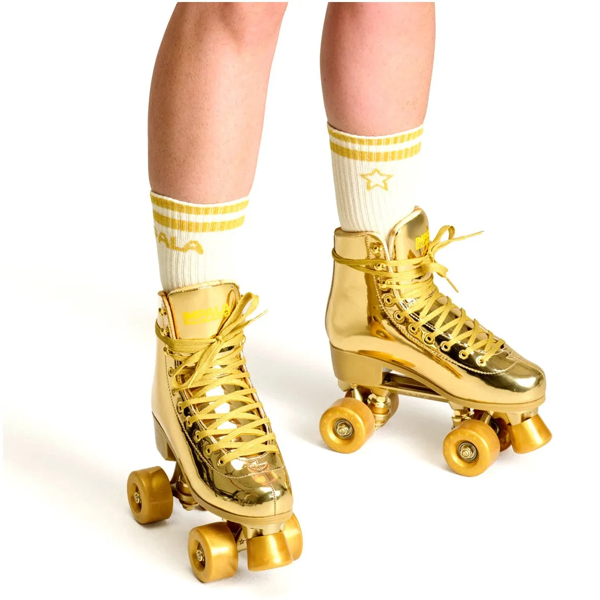 Marawa Gold Impala Roller Skates