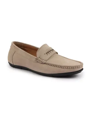 Men Camel Suede Leather Side Stitched Slip On Driving Loafer|Party Loafer|Moccasin For Wedding Party