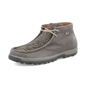 MEN'S TWISTED X (MXC0017) CHUKKA DRIVING MOC- GREY ELEPHANT PRINT