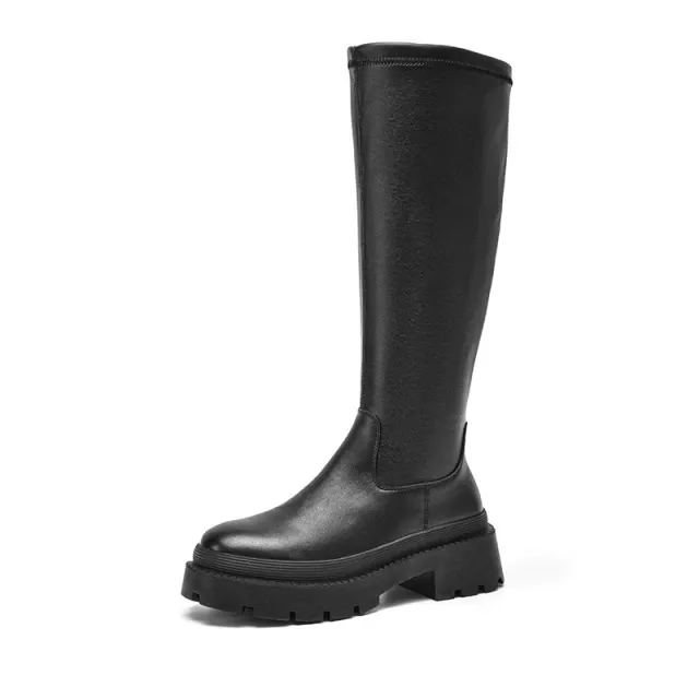 Milton Women's Long Boots With Platform