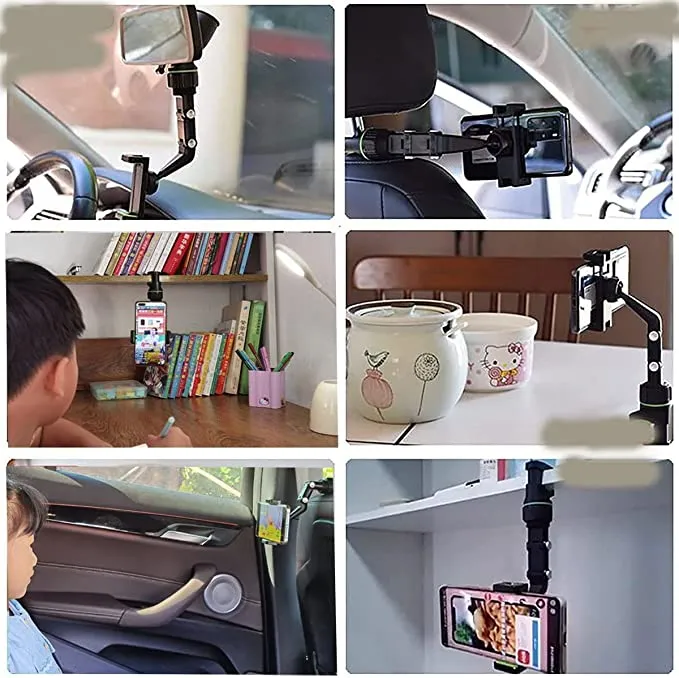 Multifunctional Rotatable Phone Holder For Car or Home