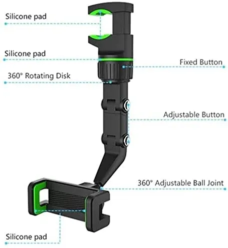 Multifunctional Rotatable Phone Holder For Car or Home