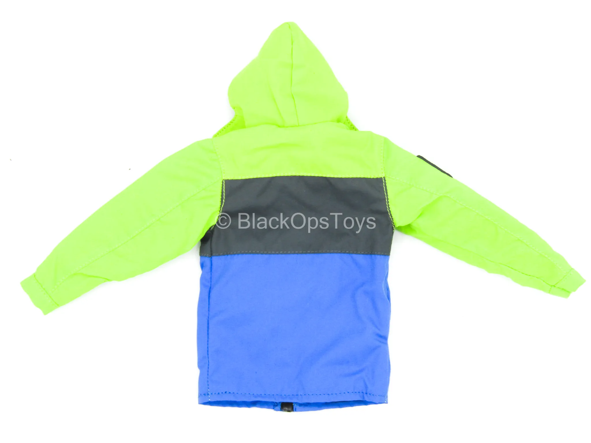 Neon Green & Blue Jacket w/Force 10 Pants, Blue Neck Toque & Shoes