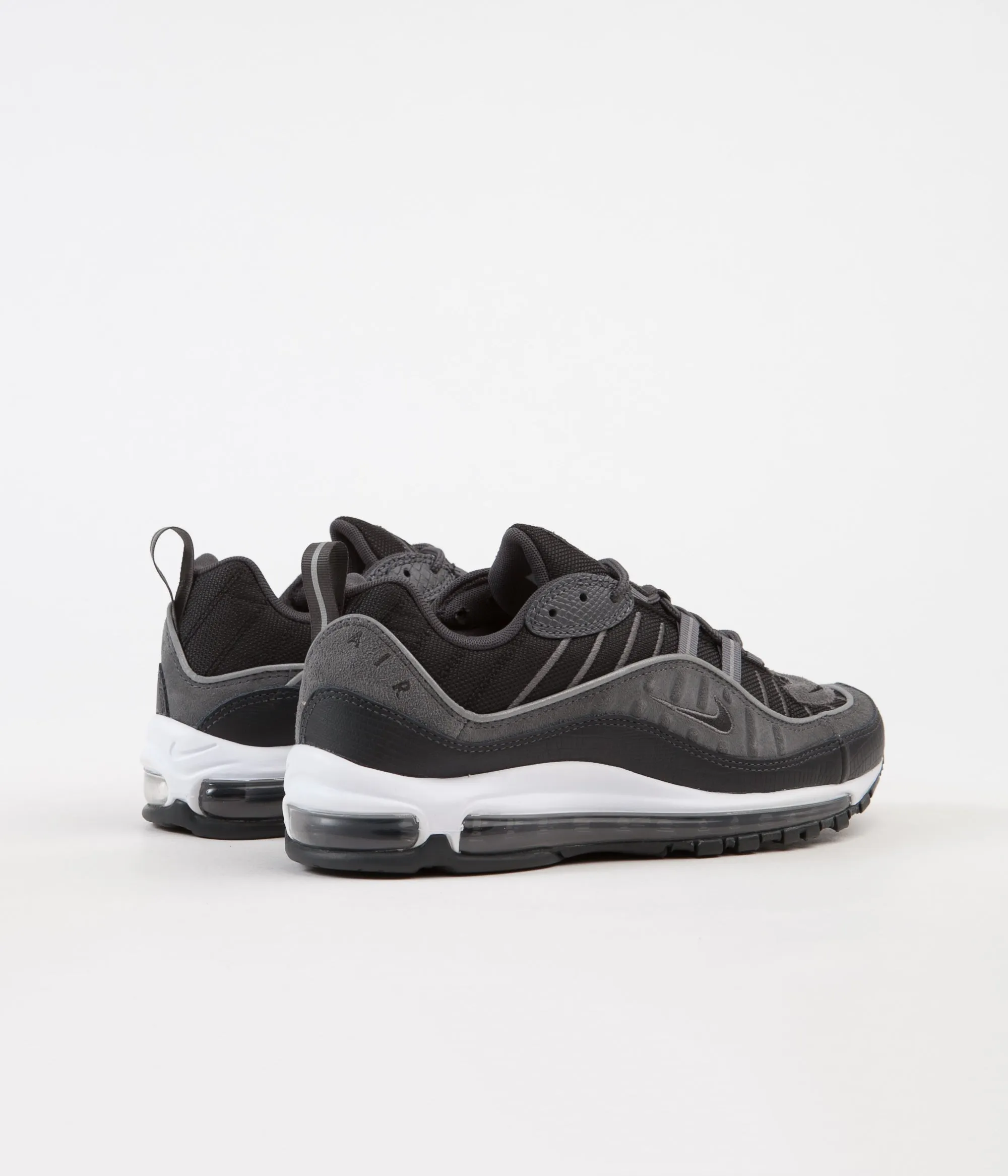 Nike Air Max 98 SE Shoes - Black / Anthracite - Dark Grey - White