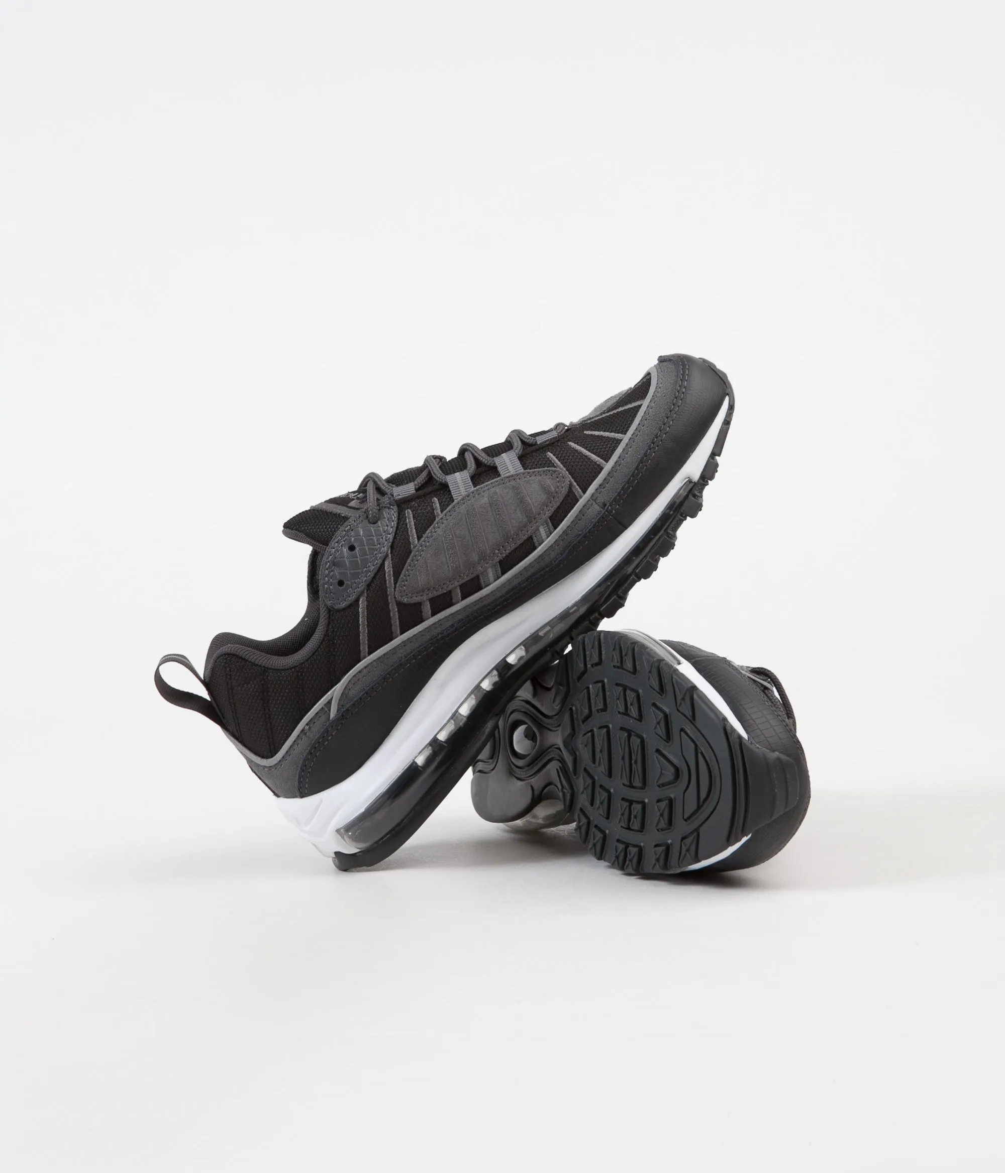 Nike Air Max 98 SE Shoes - Black / Anthracite - Dark Grey - White