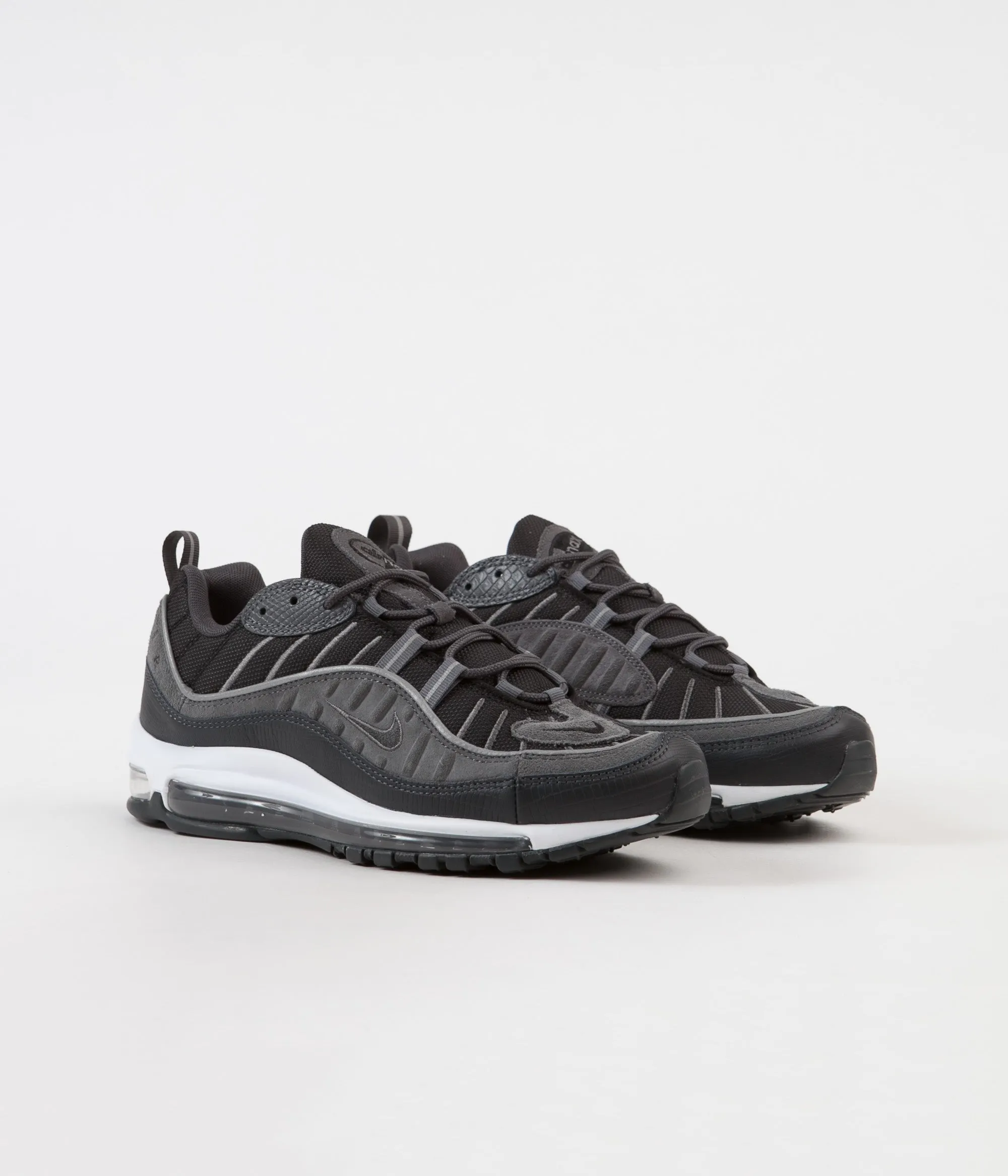 Nike Air Max 98 SE Shoes - Black / Anthracite - Dark Grey - White