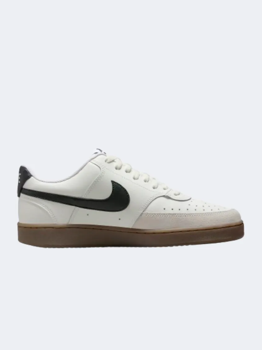 Nike Court Vision Men Lifestyle Shoes Sail/Brown/Black