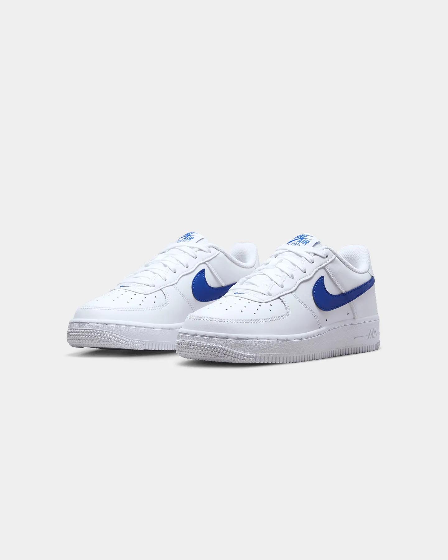 Nike Kids' Air Force 1 (GS) White/Hyper Royal