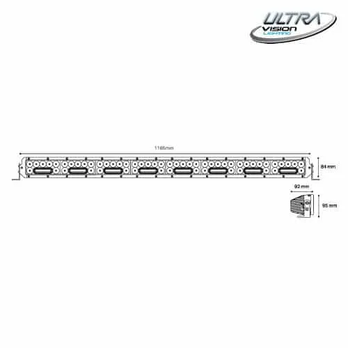 NITRO Maxx 405W 45″ LED Light bar