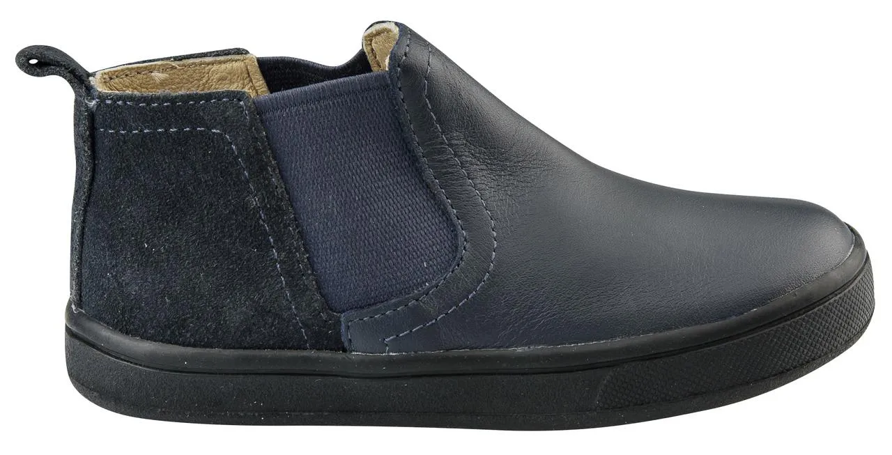 Old Soles Boy's and Girl's Split Local, Navy/Navy Suede