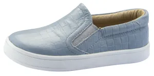 Old Soles Dressy Hoff Leather Sneakers, Dusty Blue Weave