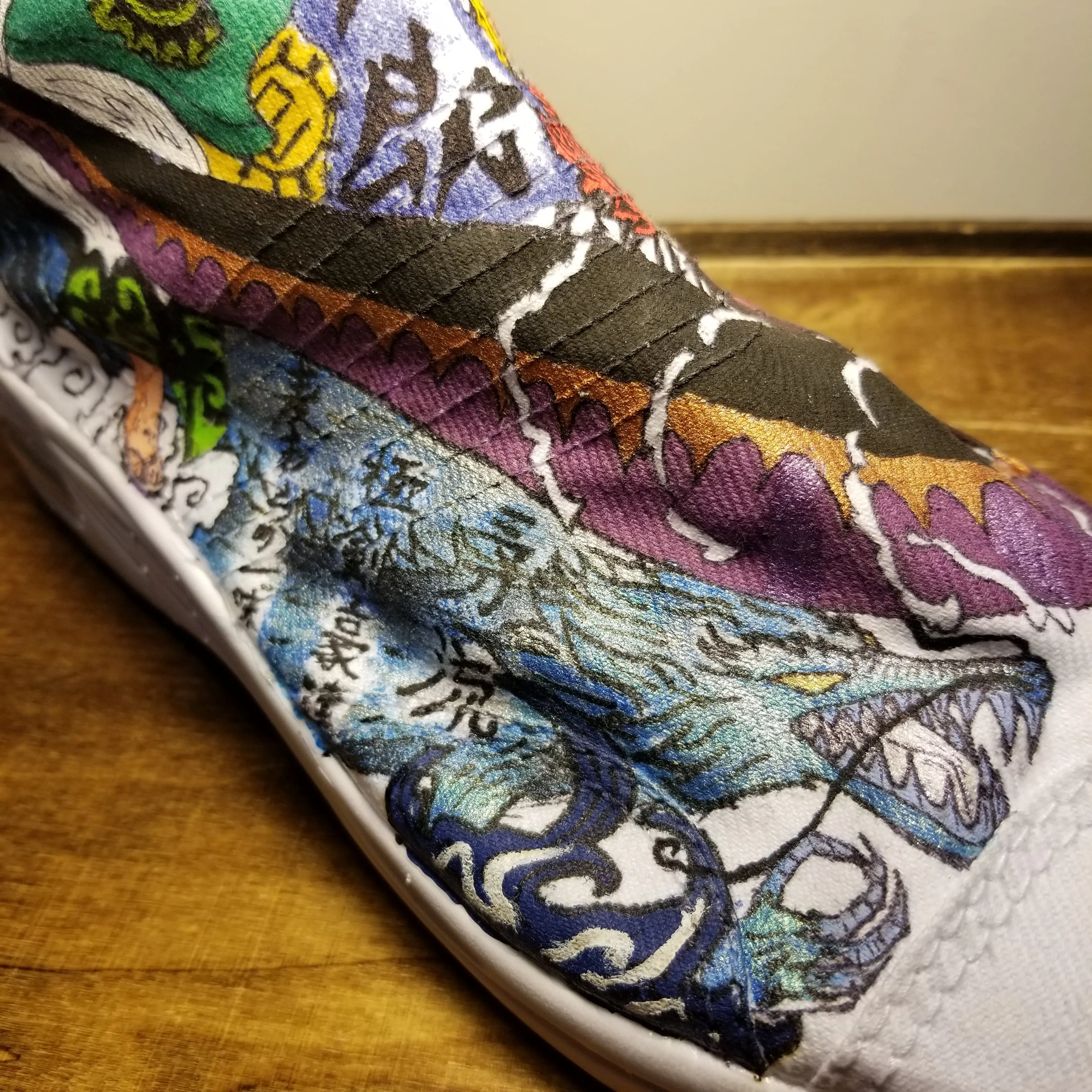 One Piece Wano Arc Custom Art Tabi Shoes USmen 9