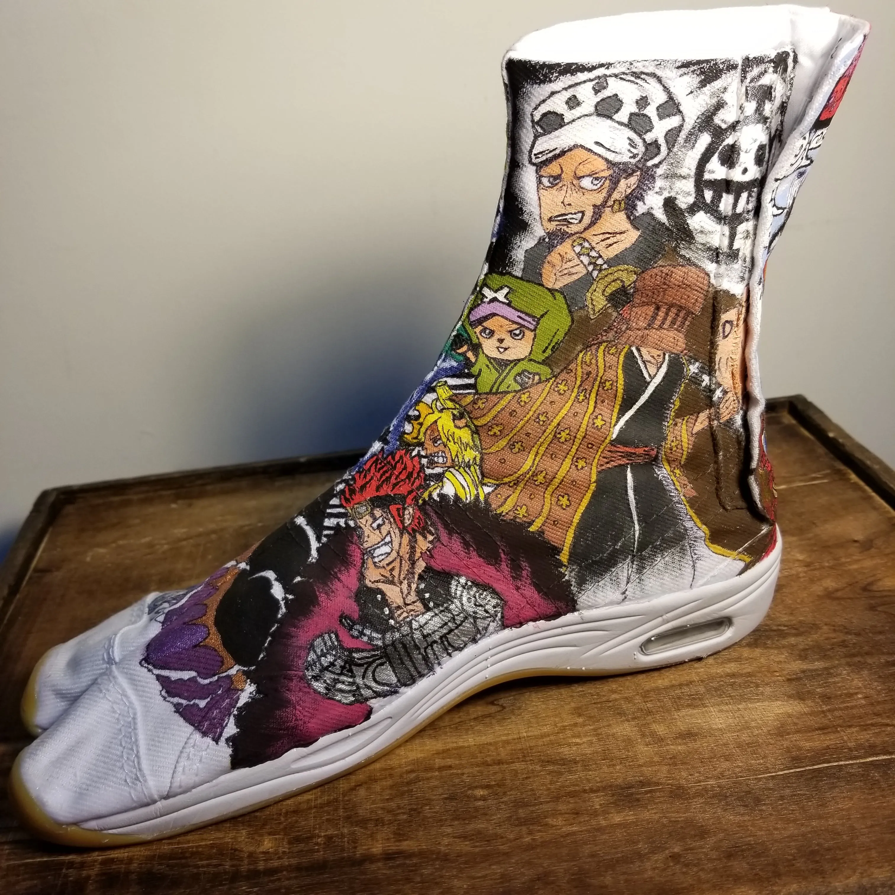 One Piece Wano Arc Custom Art Tabi Shoes USmen 9