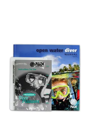 PADI Course Manual: Open Water Diver Course w/ eRDPML or RDP Table