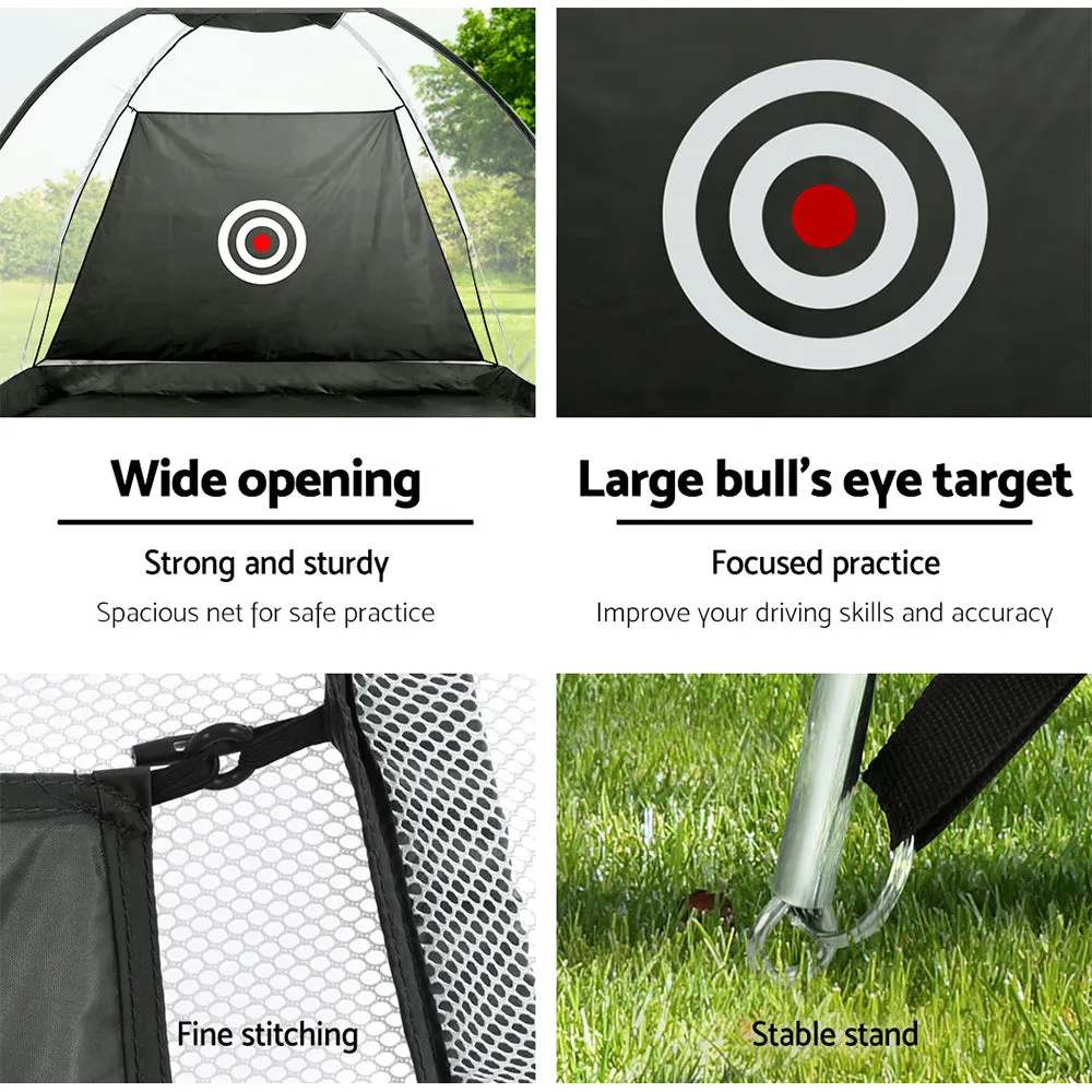 Portable 3M Golf Practice Net with Bullseye Target - Everfit