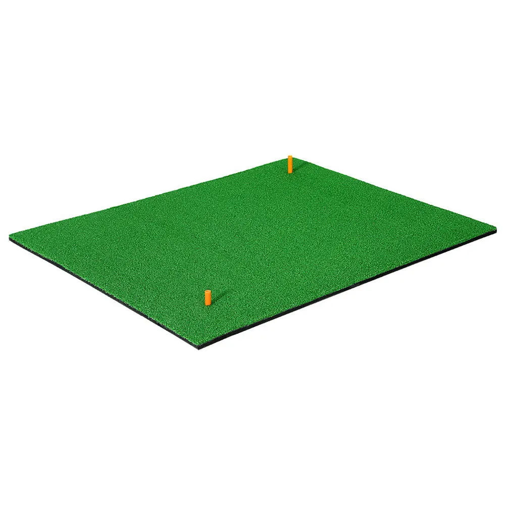 Portable Non-Slip Golf Hitting Mat 100x125cm Set, Everfit