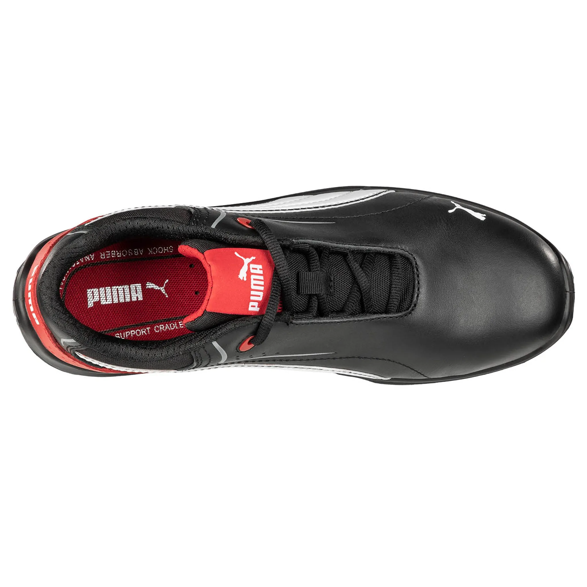 Puma Men's 643415 Touring Black Low Composite  Safety Toe Metal Free Work Shoes