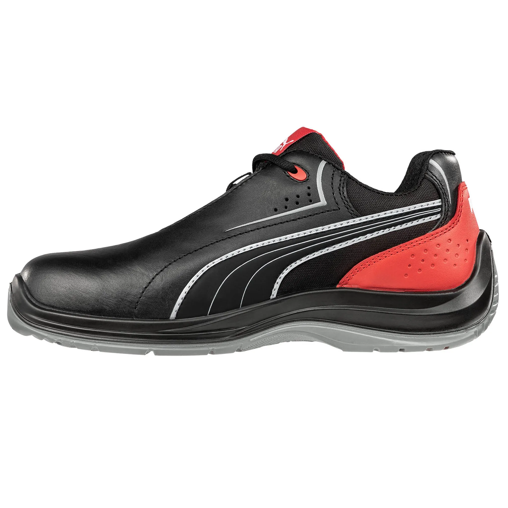 Puma Men's 643415 Touring Black Low Composite  Safety Toe Metal Free Work Shoes