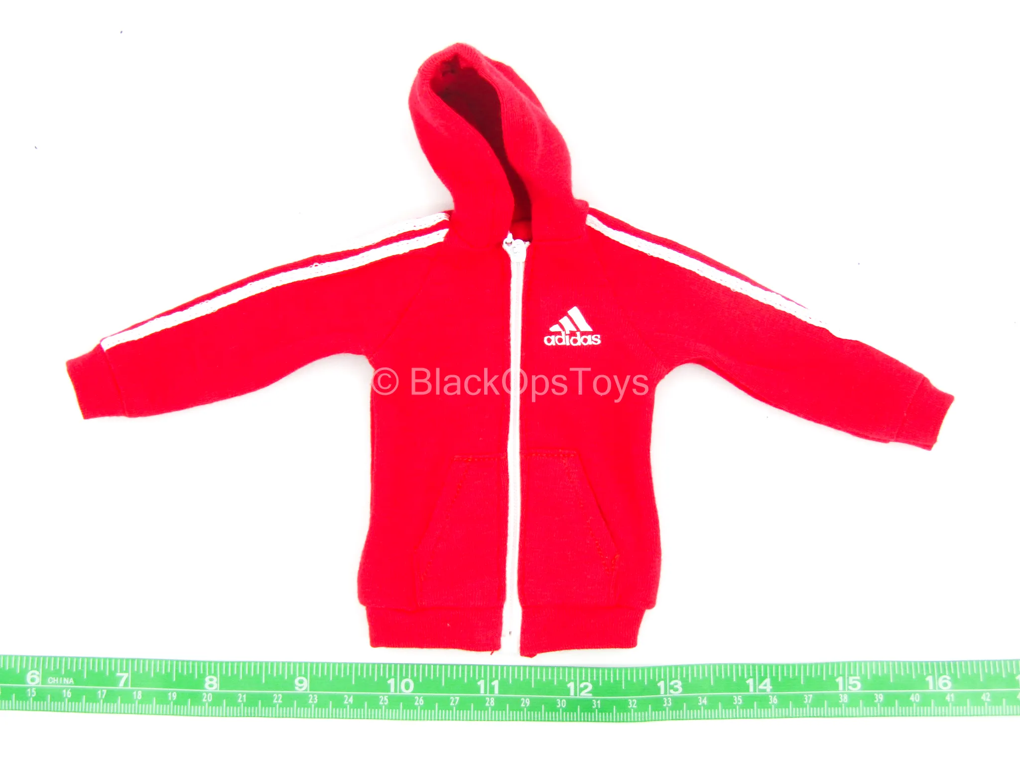 Red Hooded Jacket w/Force 10 Pants w/Converse Shoes & Mask