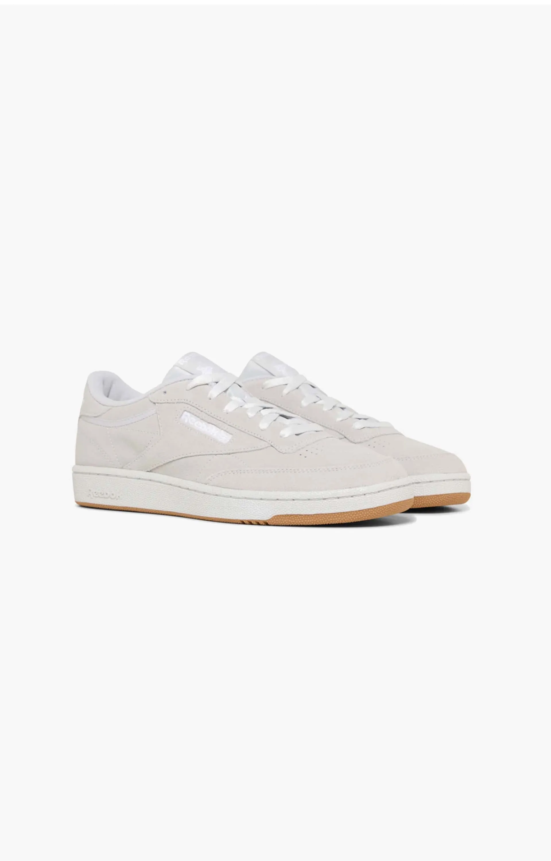 Reebok Club C 85 Shoe, Pure Grey 2/White