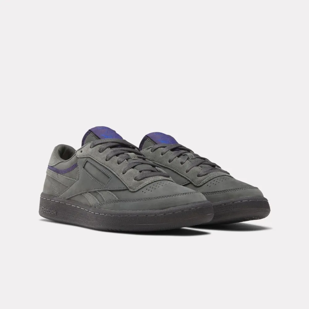 Reebok Footwear Men Reebok x Adsum Club C Revenge Shoes ESSGRY/PURGRY/CBLACK