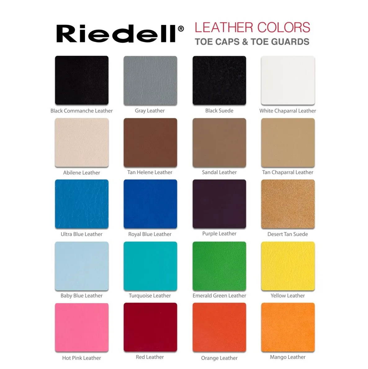 Riedell Leather Pro Fit Toe Caps