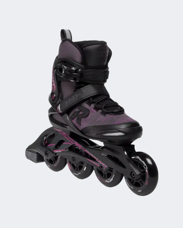 Roces Weft Thread Women In Line Sk Roller Skates Black/ Fuchsia