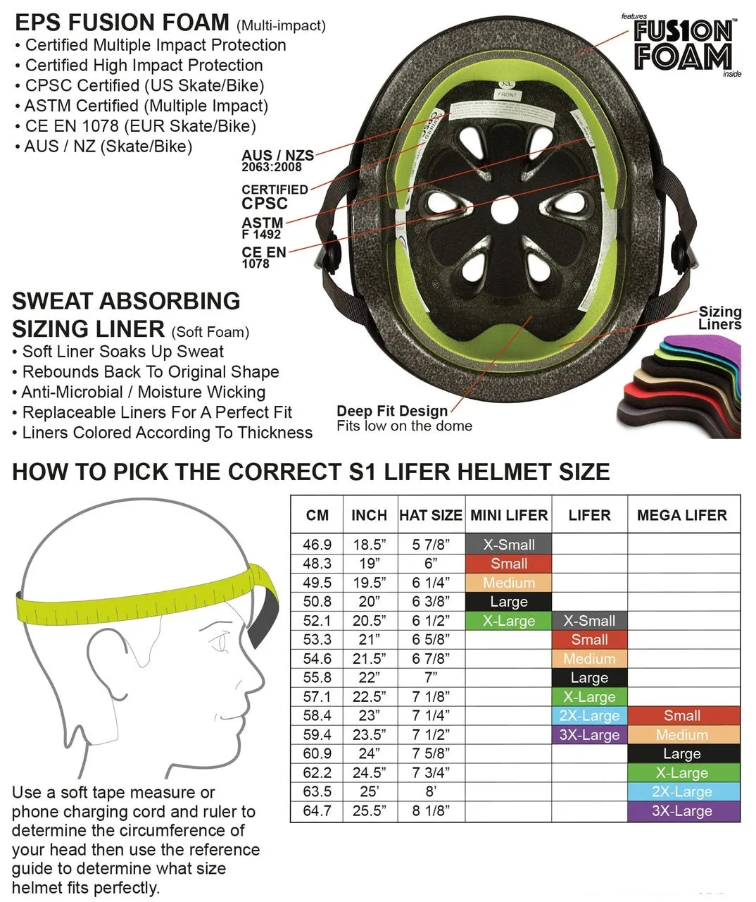 S1 Lifer Visor Gen 2 Helmet - Black Matte/Red Straps