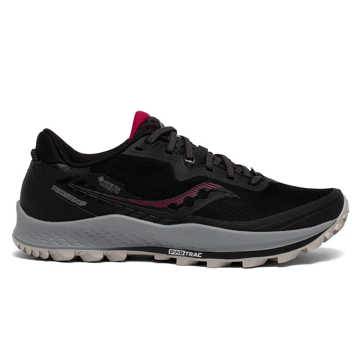 Saucony Peregrine 11 GTX Womens | Black/cherry