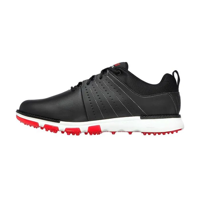 Skechers Men's Elite Tour SL MD Spikeless Golf Shoes - Black/Red