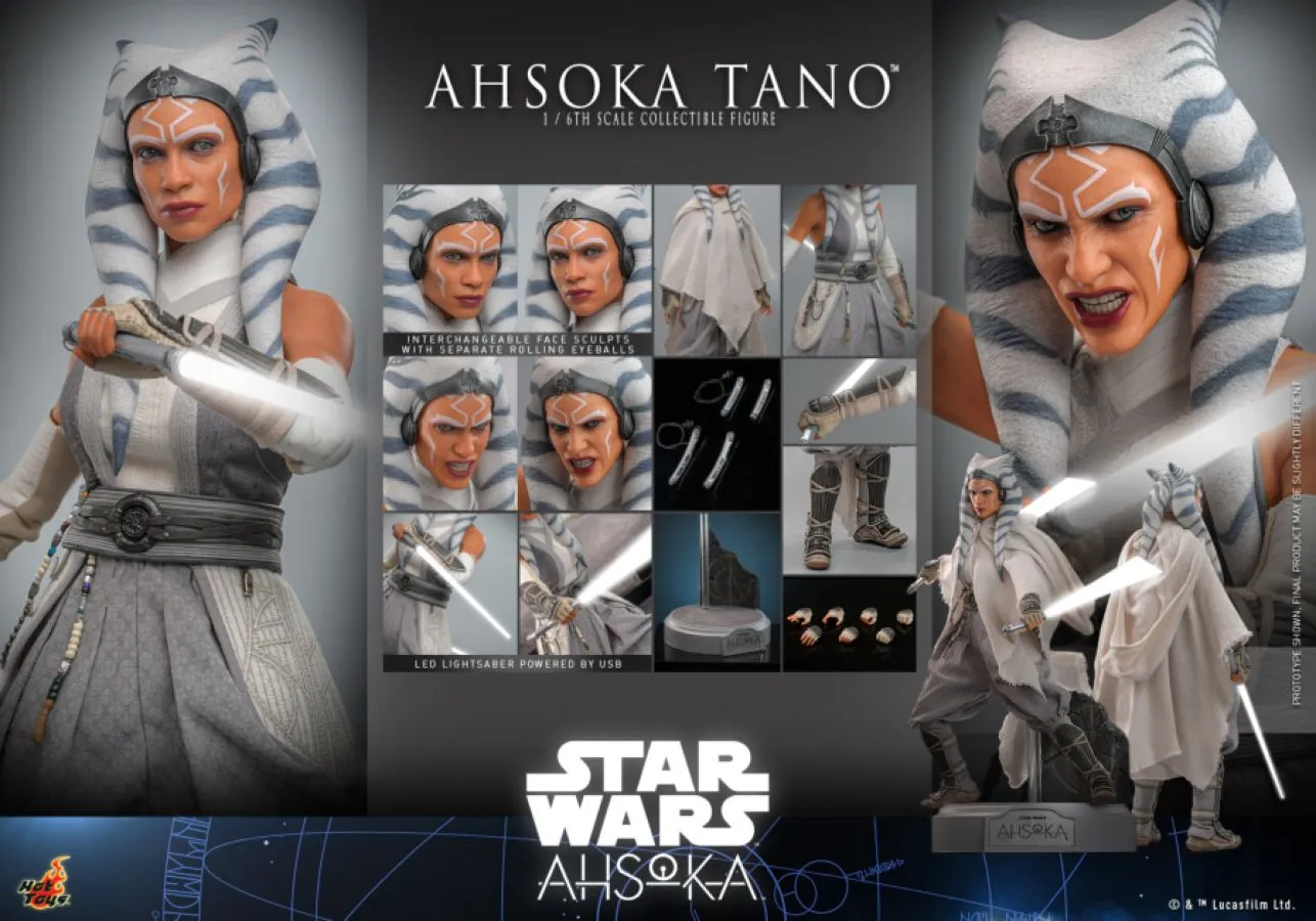 Star Wars: Ahsoka (TV) - Ahsoka Tano 1:6 Scale Collectable Figure Hot Toy