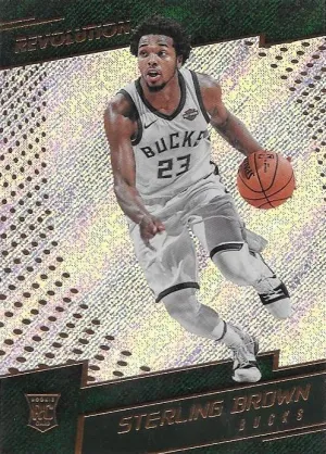 Sterling Brown RC, 2017-18 Panini Revolution Basketball