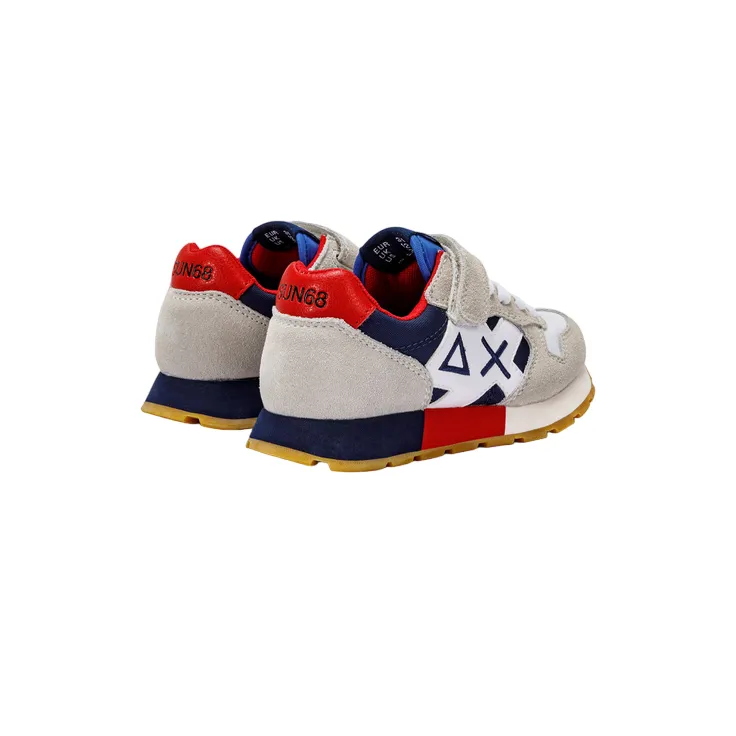 Sun68 sneakers da ragazzo Jaki Tricolors Kid Z33312K 0107 bianco-navy blue